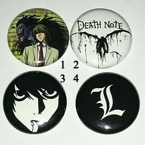 Anime Death Note  Pin – Metal Lapel Pin for Backpack, Jacket & Hat