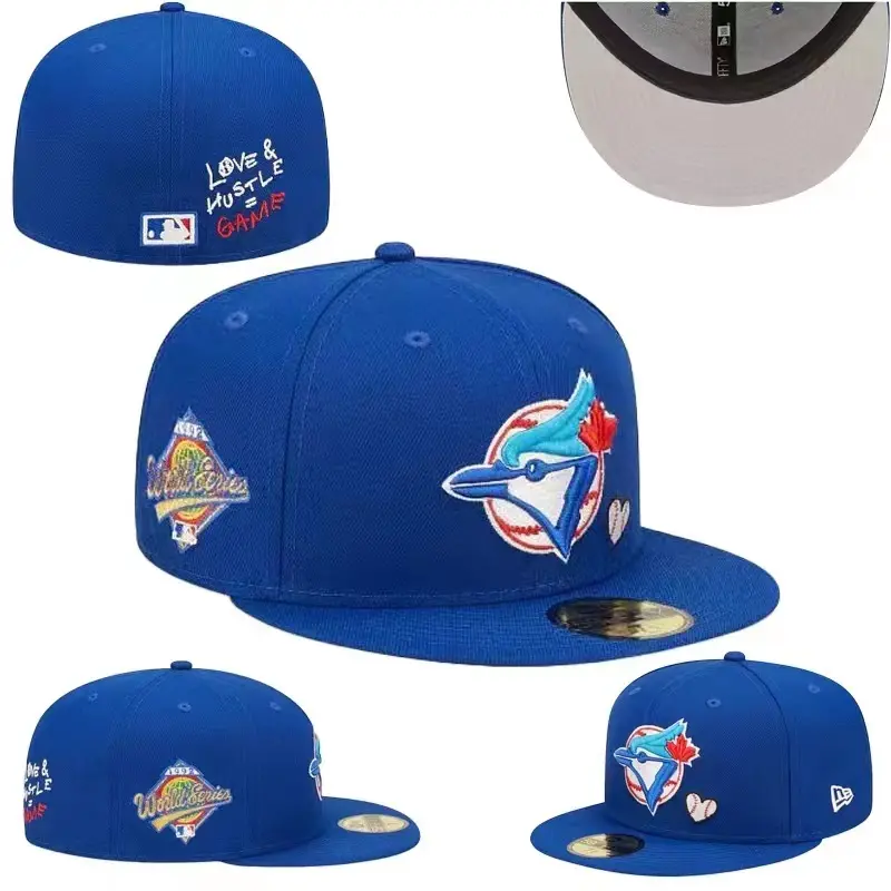 MLB Fitted Sports Baseball Cap – Classic 59FIFTY Team Hat Featuring Premium Embroidered Graphics, Structured Crown and Flat Visor