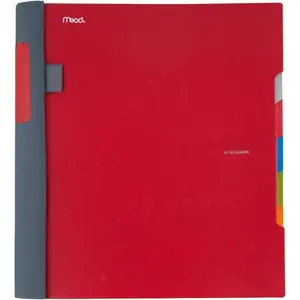 Advance Spiral Notebook, 5 Subject, College Ruled Paper, 200 Sheets, 11" x 8-1/2, Color Selected For You (06326)