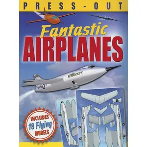 USED-Fantastic Press-Out Flying Airplanes: Includes 18 Flying Models by Hawcock, David (Paperback)