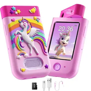 Kids Smart Phone Toy for Girls 3-10, Touchscreen Toddler Phone with Camera, Learning Games Music Player, Birthday Christmas Gifts for Kids Fun Play