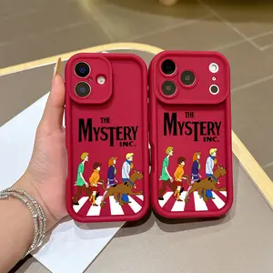 Scooby Doo cartoon Phone Case Suitable for iPhone 17 16e 16 15 14 13 12 11 Mini Pro Max Air X XR XSMAX 8 7 Plus Anti Fall Soft TPU Back Cover