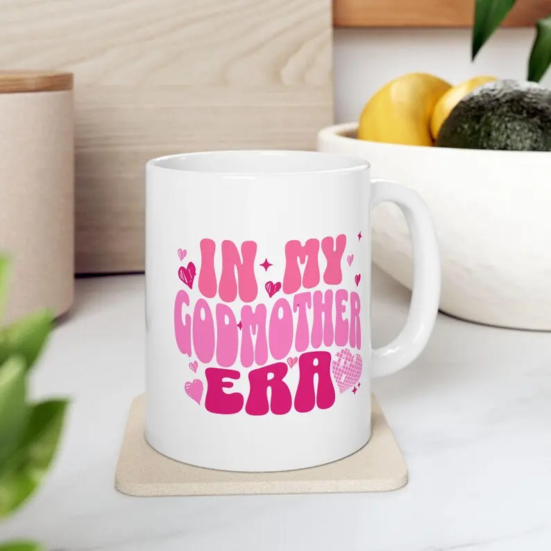 Godmother Gift, In My Godmother Era Mug, Godparent Proposal Gift, Will You Be My Godmother Mug