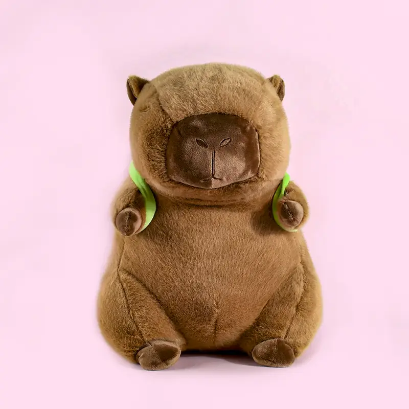 Capybara Stuffed Toy,Adorable Plush Toys,Adorable  Ornaments,Soft Cuddle gift,Gift for Her,Soft Animals Decoration Toy for Home Sofa&Bed,Stuff Animals Toy, for Baby Toddlers & Kids
