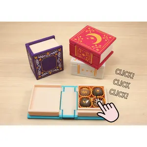 3D Printed Book with Chocolate Fidget Clickers