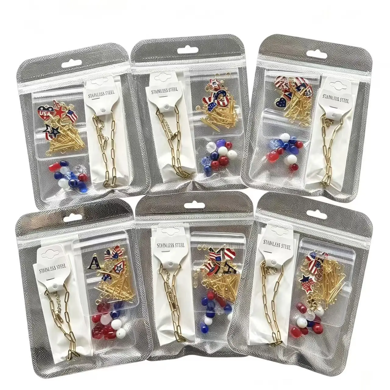 Girls' Beginner DIY Charm Necklace Complete Kit - Beading Accessories, DIY Bead Art, Crystal-Enamel Customizable Floral Layered Pendants, Decoration Pieces, Adjustable Size Accessory Beaded Chain, Craft Embellishments, Metal Components, Assorted, Beginner