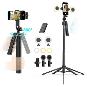 Ultimate 70" AI Tracking Tripod Bundle for Effortless TikTok Vlogs & Epic Outdoor Shoots