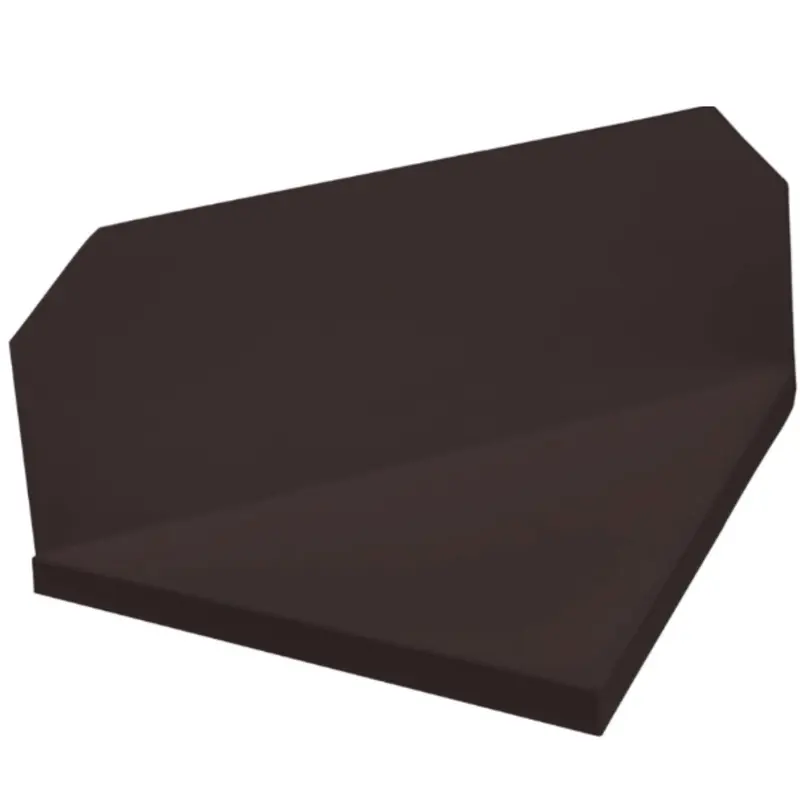 Extreme Rain Gutter Diverter Right Flow 45 Degree Aluminum Splash Guard Alternative 2 Screws Brown