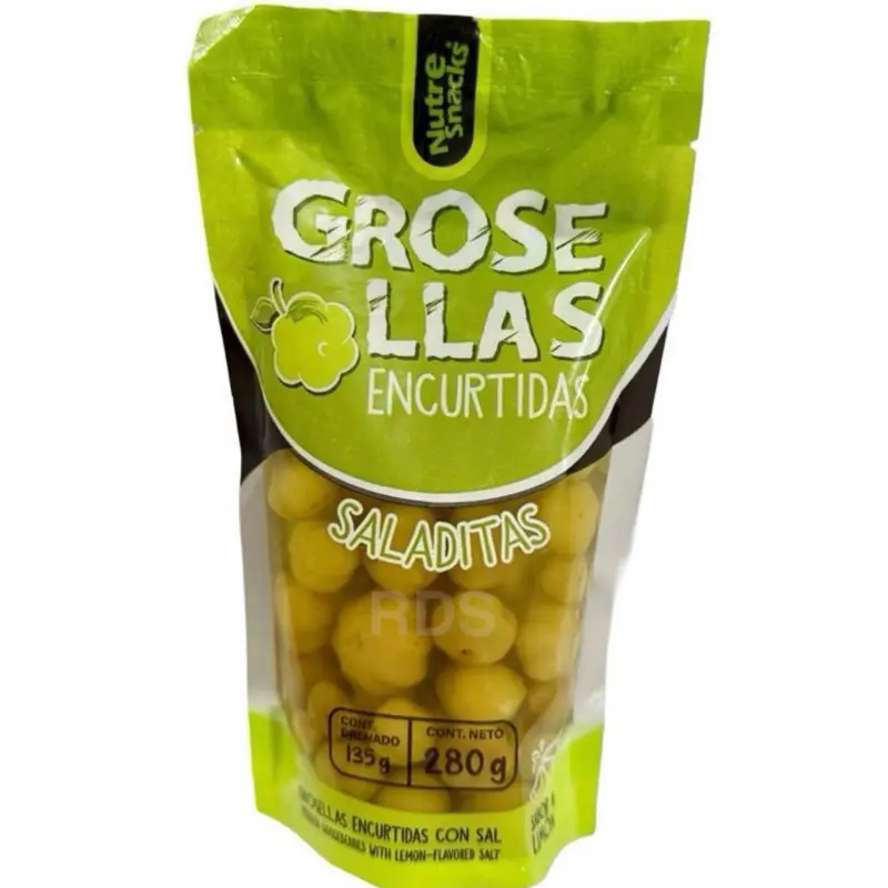 Nutresnacks grosellas sabor a limón 280g
