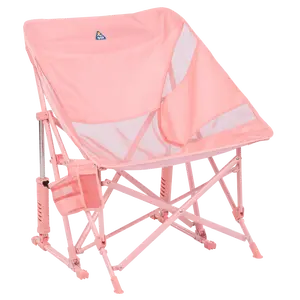 GCI Outdoor Pod Rocker Elite - Breathable Mesh Seat with Spring-Action Rocking Technology, Drink Holder & Cell Phone Caddy