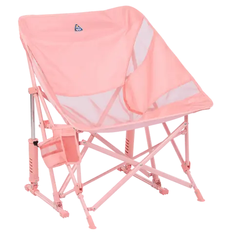 GCI Outdoor Pod Rocker Elite - Breathable Mesh Seat with Spring-Action Rocking Technology, Drink Holder & Cell Phone Caddy