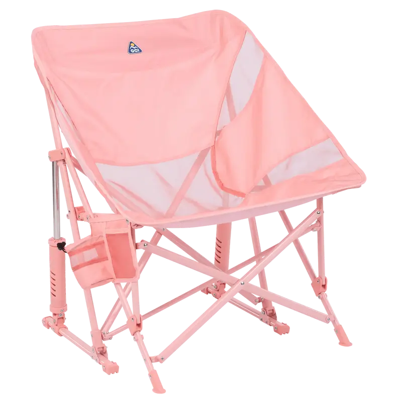 GCI Outdoor Pod Rocker Elite - Breathable Mesh Seat with Spring-Action Rocking Technology, Drink Holder & Cell Phone Caddy