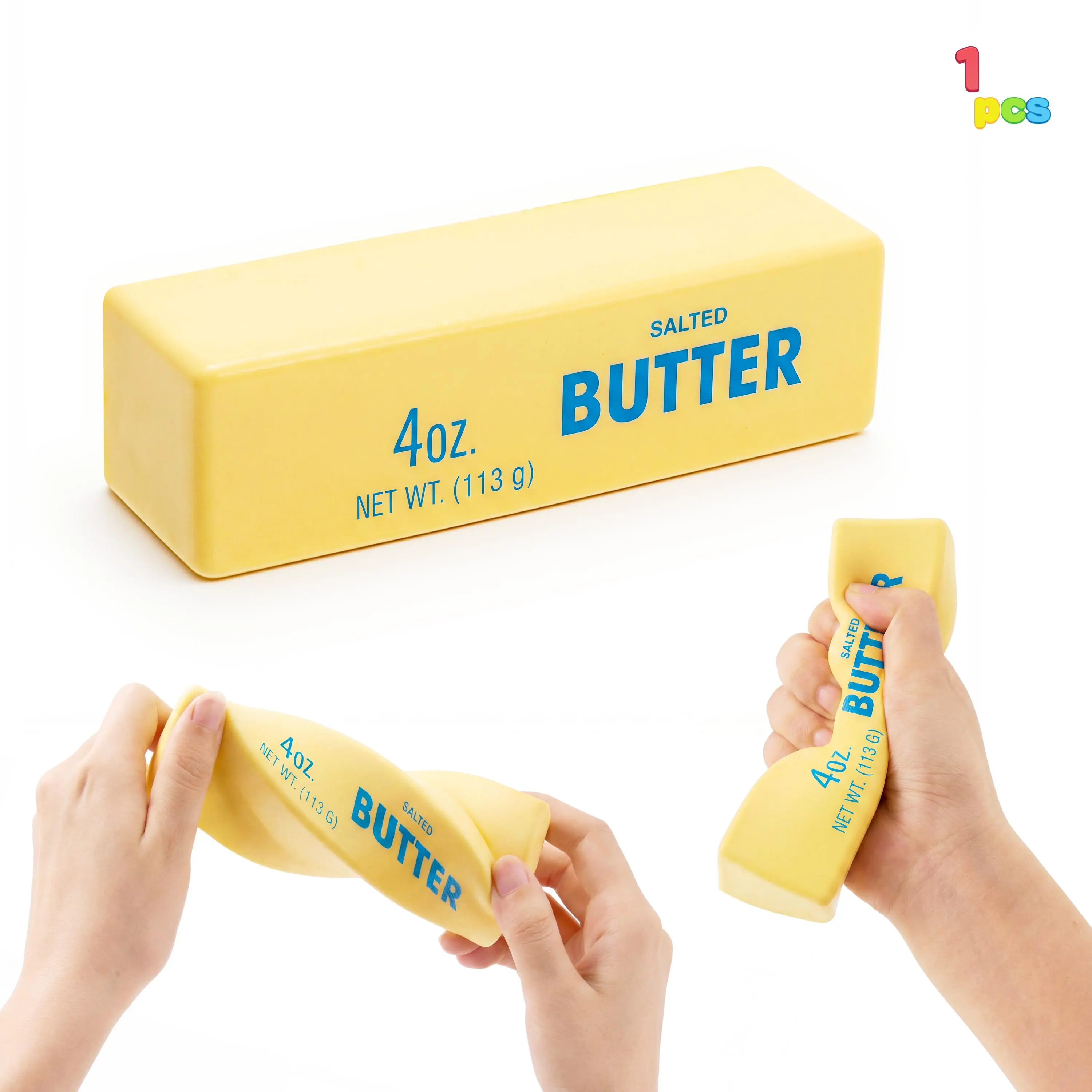 JOYIN Slow Rising Butter Stick Squishy Toy, Stress Balls, Stress Relief & Fidget Toys For Kids and Adults,  New Extra-Large Version,Birthday Gifts & Party Favors
