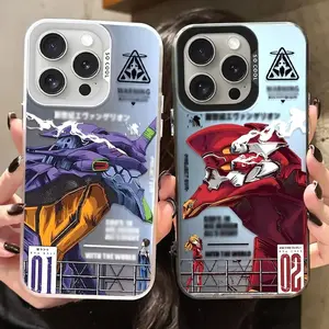 Evangelions Anime Matte Hard Phone Case Compatible with iPhone 17, 16, 15, 14, 13, 12, 11, X & Galaxy.
