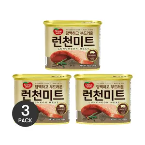 DONGWON Korean Premium Pork Luncheon Meat Can - 340g x 3 Value Pack, Ready-to-Eat, Delicious & Versatile