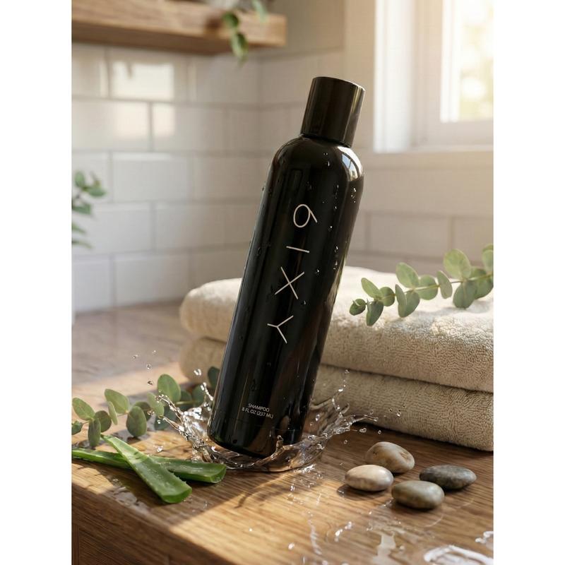 6IXY Soothing Shampoo - Aloe Based, 8 fl oz / 237 ml, Sulfate-Free, Silicone-Free, Paraben-Free, Phthalate-Free, Frizz-Free, Balances Scalp, Strengthens Hair, Reduces Flaking