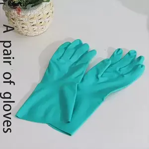33cm Nitrile Gloves, Puncture Resistant and Oil Resistant, Durable Non-Stick Latex-Free Hand Protection