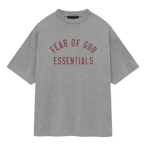 Fear of God Essentials Jersey Crewneck Tee 'Dark Heather' 125BT244191F