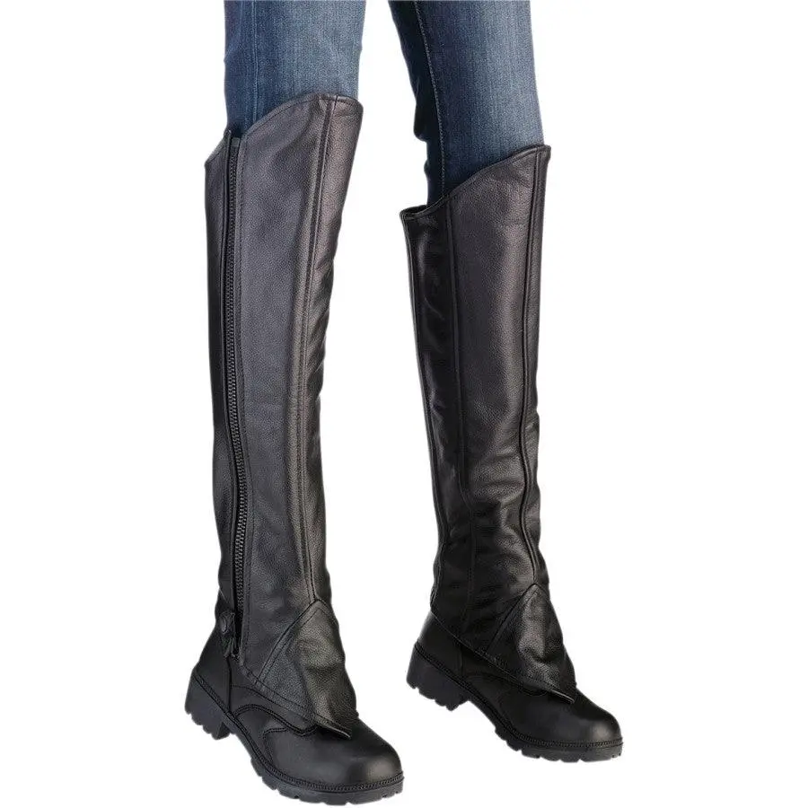 Z1R Women's Half Chaps - Black