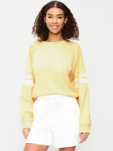 Old Navy Women's Oversized Raglan Sweatshirt