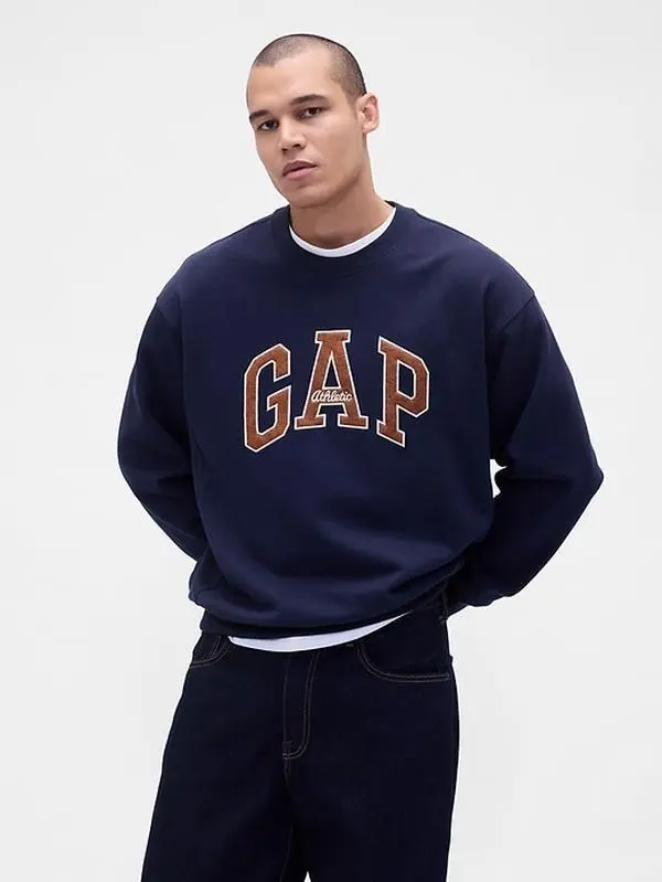 Heavyweight Oversized Logo Sweatshirt GAP