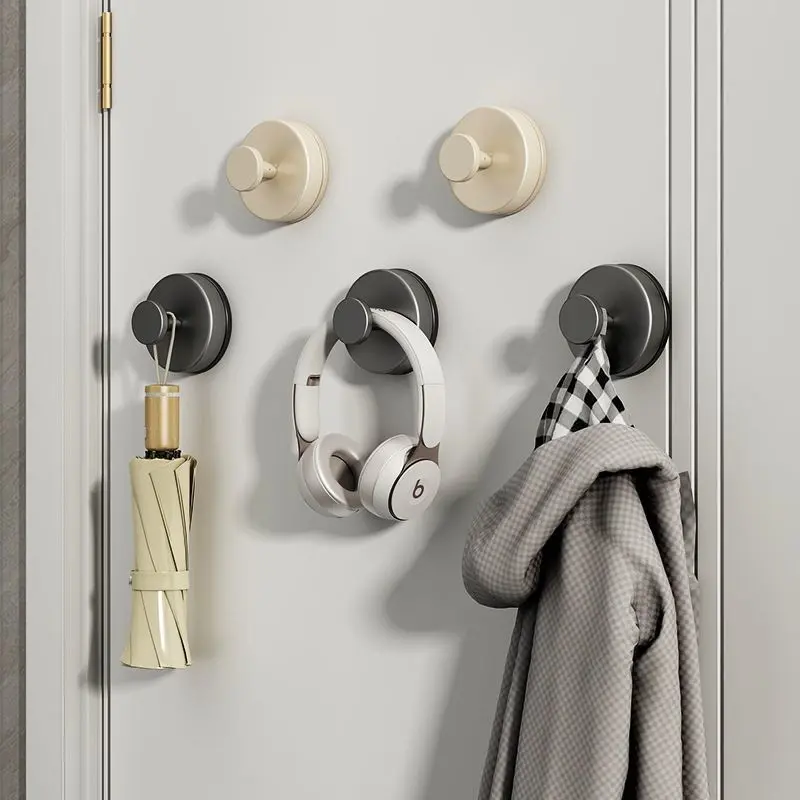 Modern Door Knobs Set - 4-Pack in Brushed Nickel & Matte Black Finish for Contemporary Home Decor