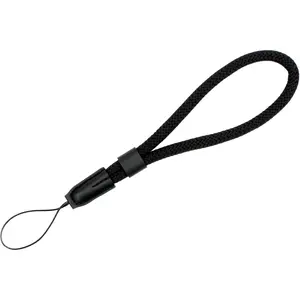 Soft Wrist Strap - Rope Hand Strap for Point-and-Shoot, Mirrorless, Small Cameras - Black