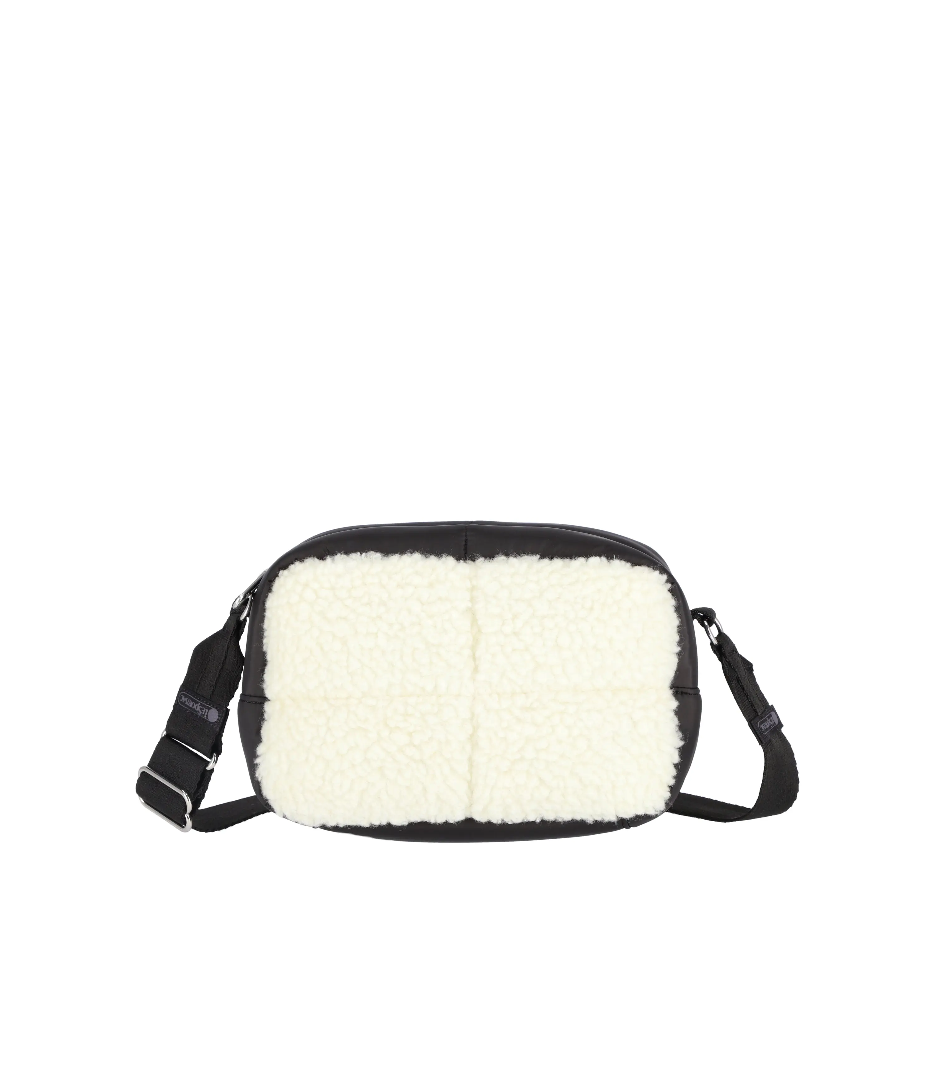 Puffy Sherpa Cube Crossbody