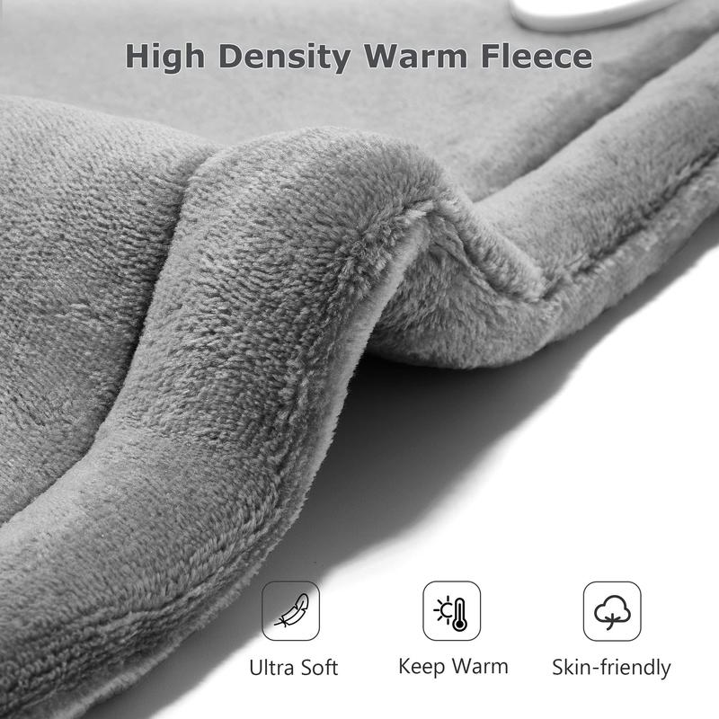 PainAway Large Full Back Heating Pad - 26"x35" Wearable, 6 Heat Levels, 3 Massage Modes, 2-Hour Auto Shut-Off, Soft Flannel, Machine Washable | Ideal Gift for Women & Men