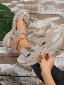 2026 Summer New Sports Sandals for Women, Dual Velcro Thick Sole Platform Shoes, Soft Bottom Lightweight Casual Beach Shoes, Summer Style Sandals
