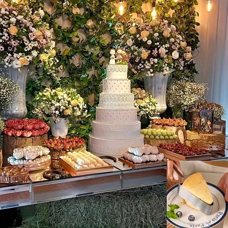 1pc Stainless Steel Cake Server, Metal Cake Slicer, Cake Turner, Food Contact Safe Baking Tool, Modern Simple Design for Home and Hotel Use, Triangle Cake Transfer for Eid Mubarak, Baking Utensils Supplies