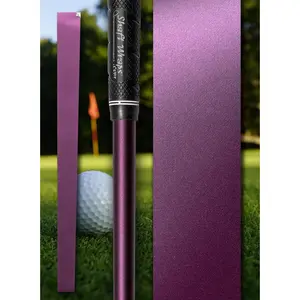 Satin Black Rose Shaft Wrap - Custom Golf Club Shaft Skin for Graphite Shafts