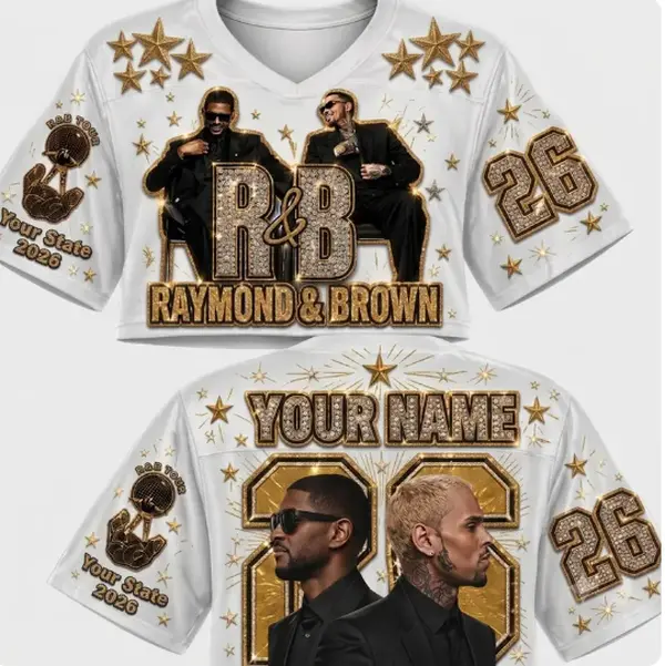 2026 R&B Tour Fan Apparel – Legends Music Croptop, Concert Shirt, Streetwear Outfit for Men Women
