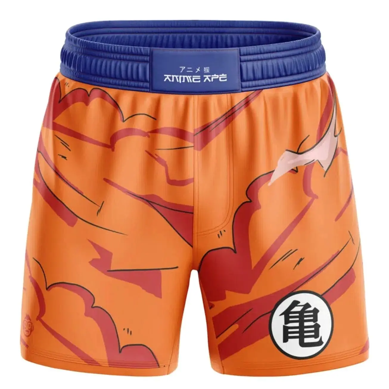 Goku Torn Gi Dragon Ball Z BJJ MMA Fight Shorts