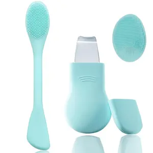 Multifunctional Facial Care Tool Set, Facial Cleansing Tools, Silicone Exfoliating Brush, Pore Scrubbing Brush + 2-In-1 Scrub Board, Deep Cleaning Face Cleaner, Pore Cleansing Skin Control
