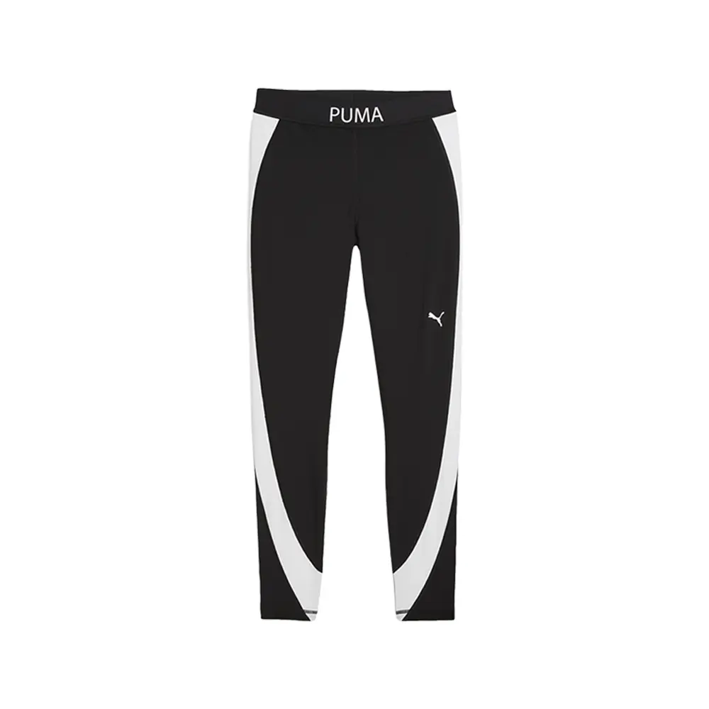 PUMA Womens Strong Colorblock 78 Athletic Leggings Casual - Black