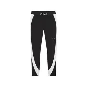 PUMA Womens Strong Colorblock 78 Athletic Leggings Casual - Black