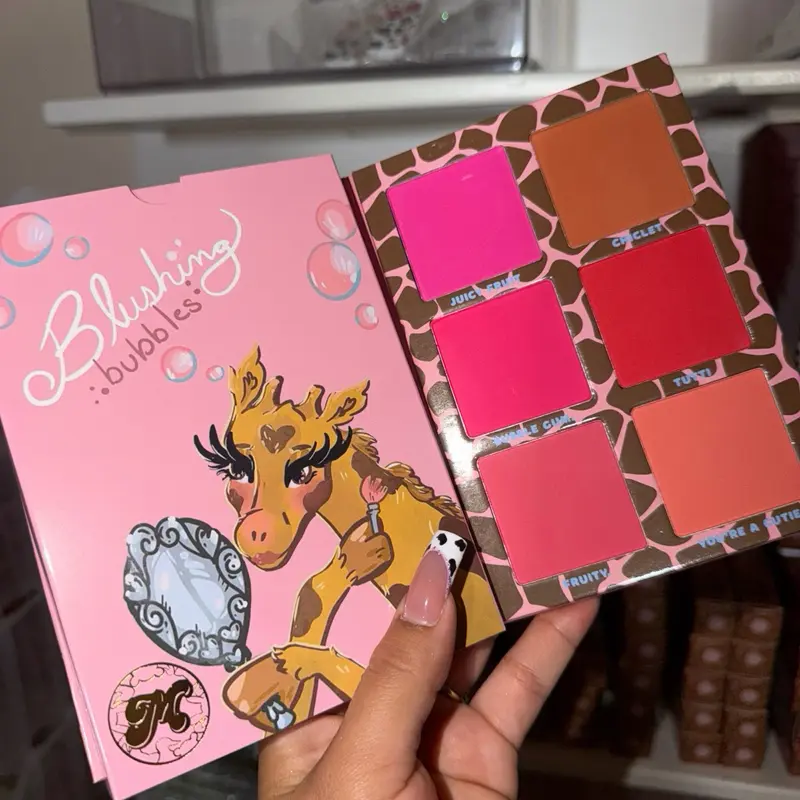 Blushing bubbles blush palette Matte Blush Powder Makeup palette Smooth Color