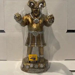 8 Inch Mamon - Hecho En Mexico - Gold and Silver Color - Decorative Figurine