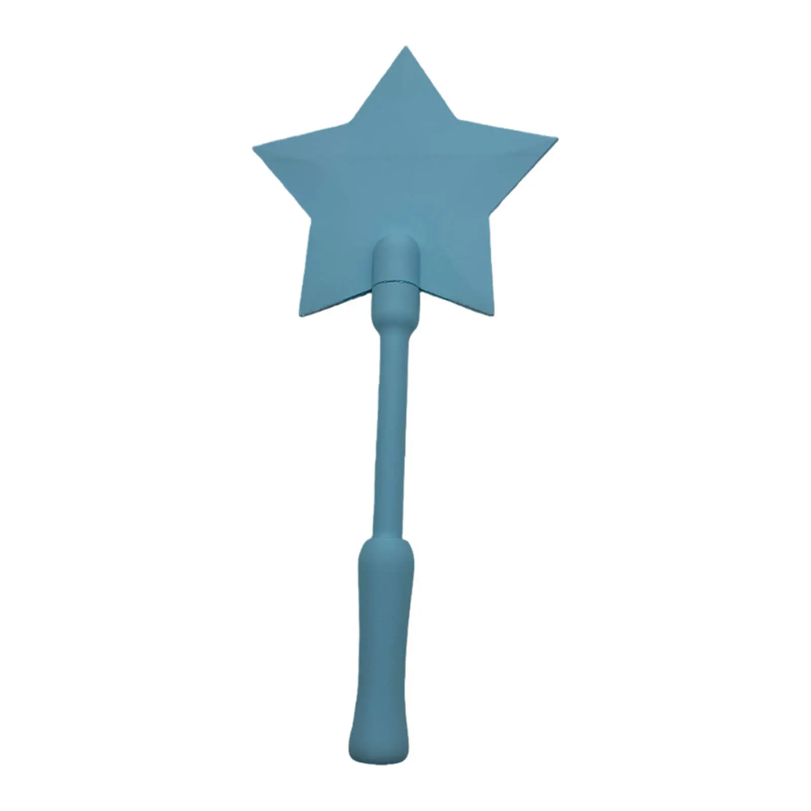 Five-pointed star style light blue