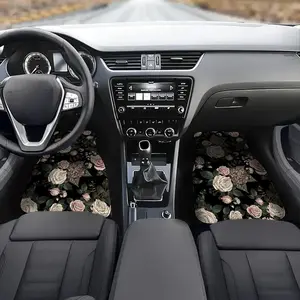 Floral Pattern Car Floor Mat, Automotive Floor Mats, Universal Car Front & Rear Floor Mat, Fashionable Car Interior Decoration Accessories, Car Accessory for Women & Men