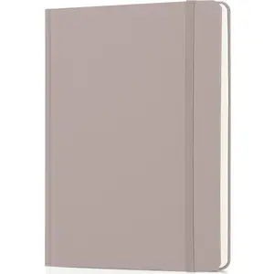 - Dotted Journal Notebook, 5.7"x8.3", 160 Pages/80 Sheets, Fabric Hardcover, Latte Brown  Journal Notebook