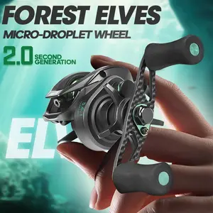 Taiyu Cadence Mini Baitcasting Reel, Ultra-Lightweight 120g, 5.6:1 Gear Ratio, 9+1 Bearings, 3kg Brake Force, Portable Fishing Essential