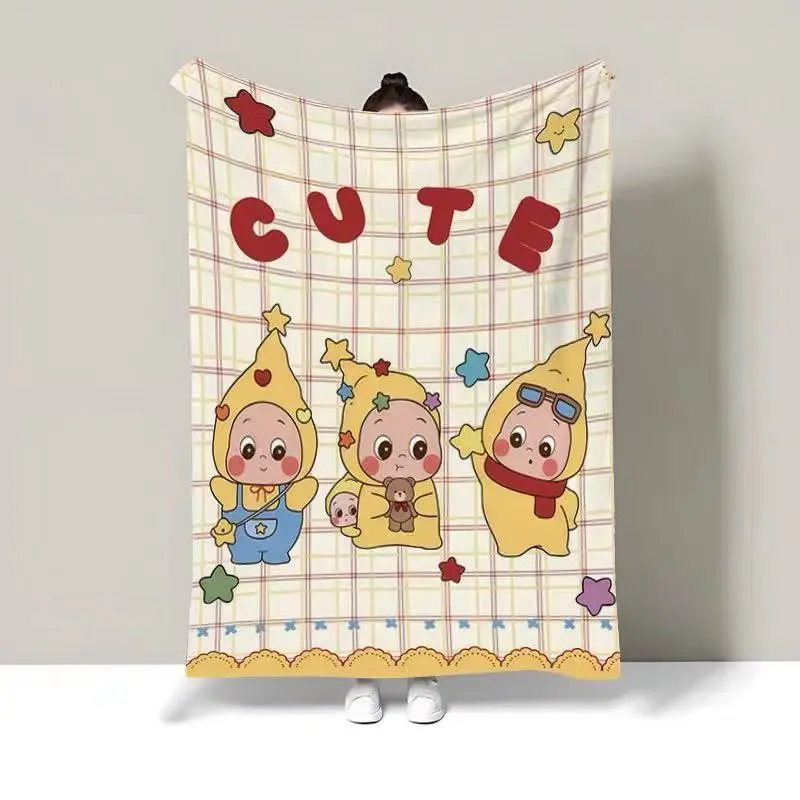 Personalized Plush Photo Blanket - Customized with 9 Photo Prints, Soft Cotton Modern Bedding Throw, Personalized Blankets for Gifting, All Seasons