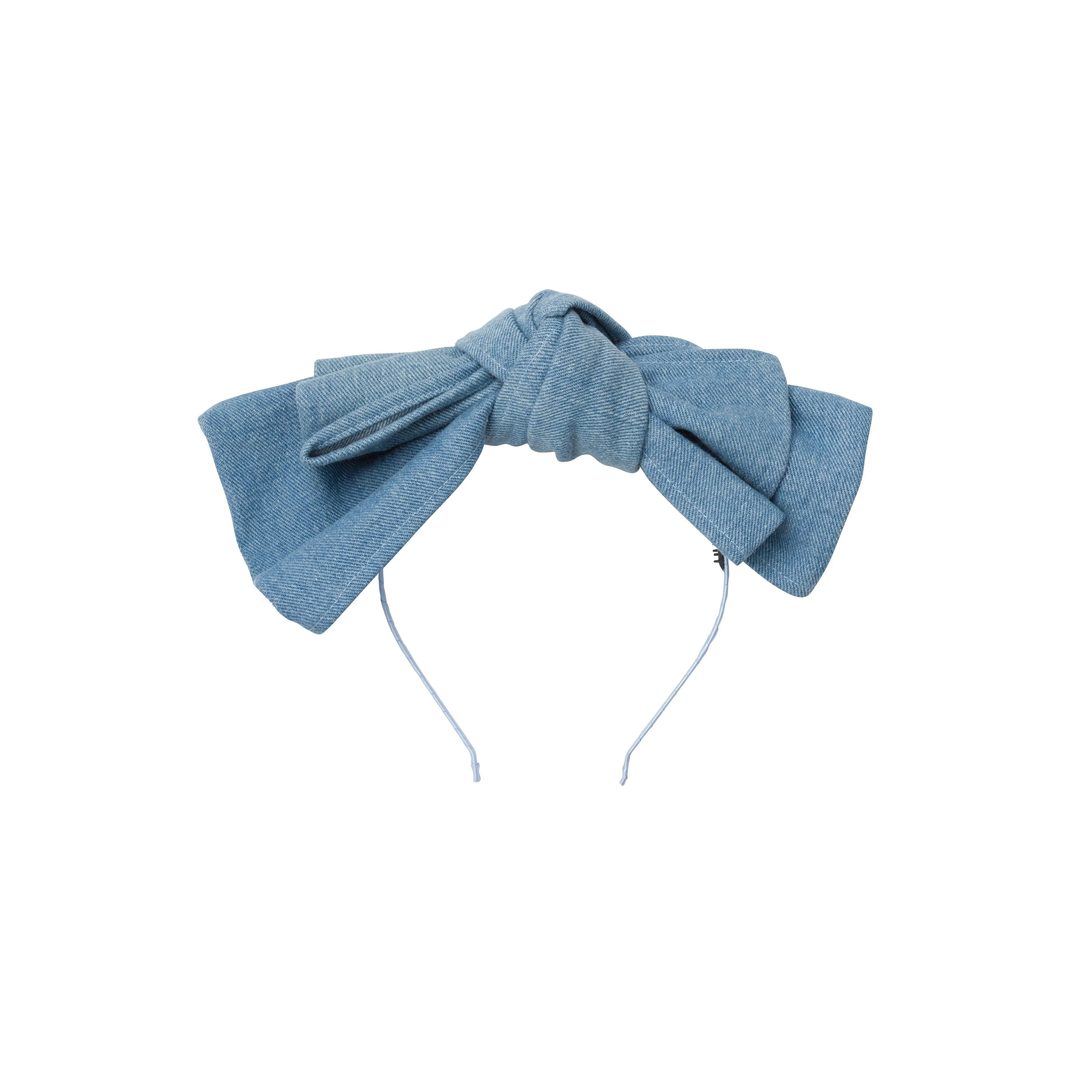 Floppy Denim Headband - Sky Blue Denim