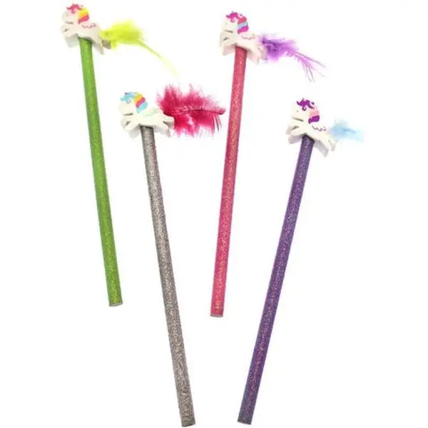 Unicorn Pencil & Eraser