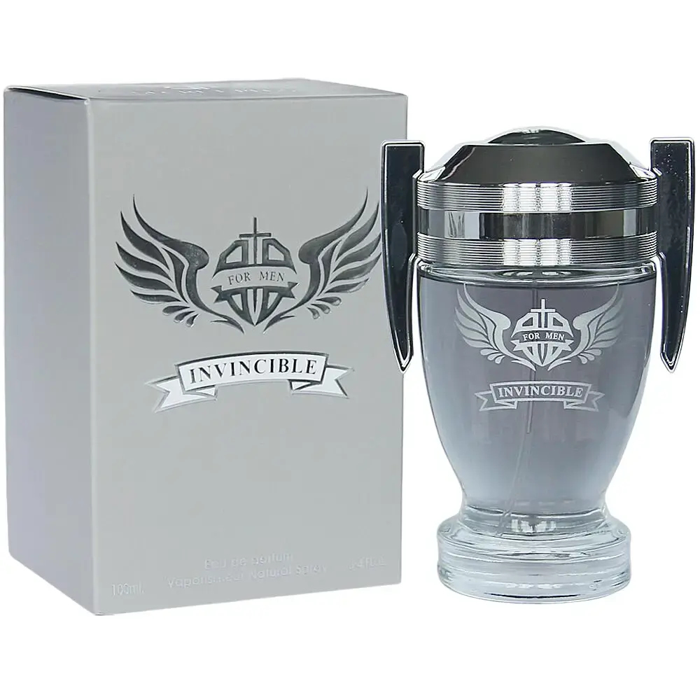 Secret Plus Invincible Sliver Men's Eau de Parfum Spray - 100ml/3.4fl.oz Wood & Citrus Aromatic Daily Use Fragrance, Ideal Gift for Boyfriends on Father's Day, Alcohol-Based Men's Fragrance