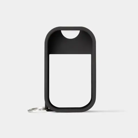 Touchland Jet Black Hand Mist Case for Power Hand Sanitizer, Bag Charm