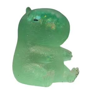 Squeeze Toys Cartoon Capybara Decompressions Toy Soft Glitter Gummy Fidget Toys Pinching Stress Relief Tool Anti Stress Squeeze