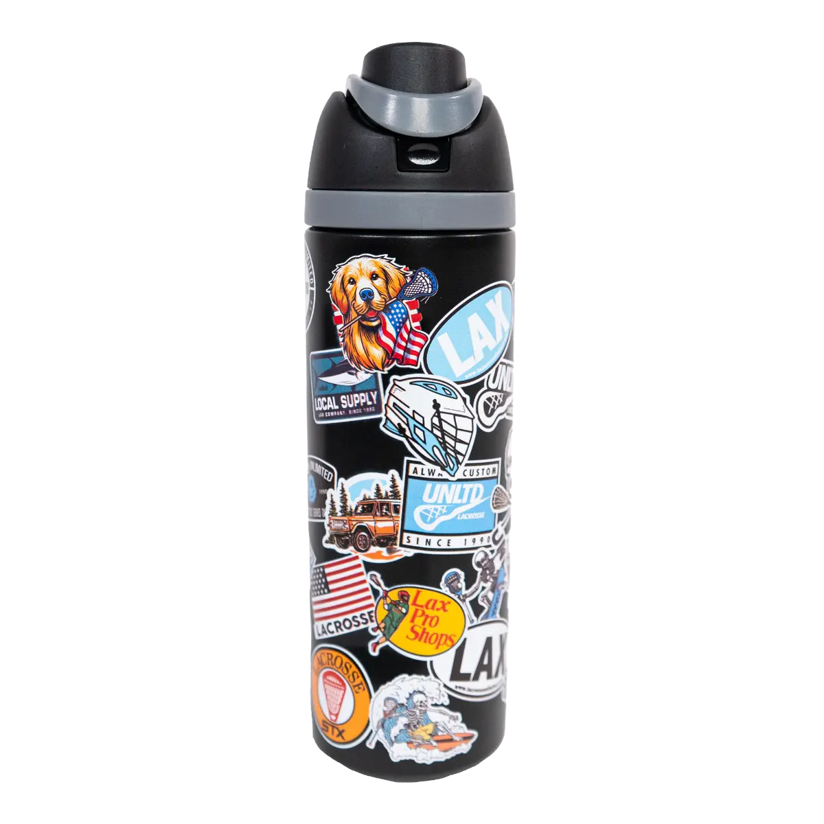 24 Oz Sticker Water Bottle - Portable, Reusable, Washable Drinkware for Daily Hydration (Kitchenware Category), 24Oz